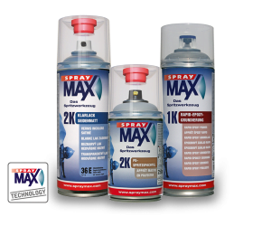 1K en 2K spuitbussen van SprayMax
