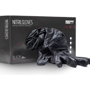 Montana Nitril handschoenen zwart M-L-XL à 100 STUKS